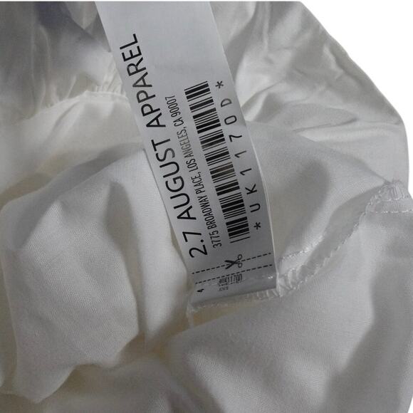 New Tuckernuck Hyacinth House White Smocked Puff Sleeve Catarina Dress M 1741-20 - Picture 14 of 14